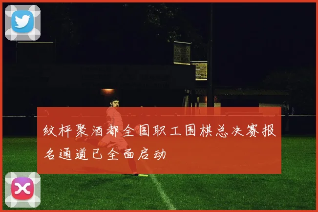 纹枰聚酒都全国职工围棋总决赛报名通道已全面启动