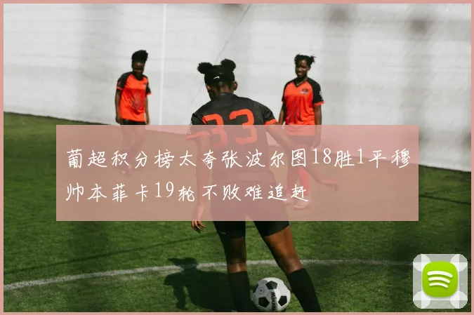 葡超积分榜太夸张波尔图18胜1平穆帅本菲卡19轮不败难追赶